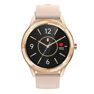 1.28in Gold Rate Monitoring Smart Watchs GR5515 IP67 Herz-BT5.0 wasserdicht
